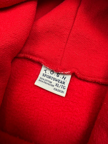 Vintage Fox Racing Logo Hoodie Red