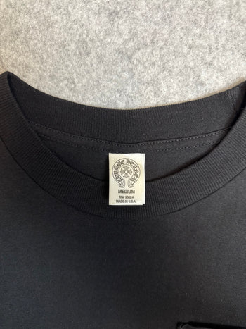 Vintage Chrome Hearts Big Scroll Pocket Tee Black