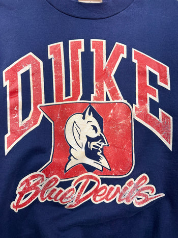 Vintage 90s Duke Blue Devils Sweatshirt Blue