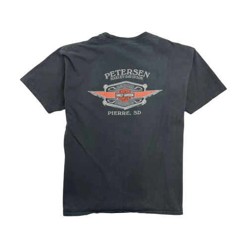 Vintage 2010s Petersen Harley Davidson Tee Black | Vintage Clothing Store Canada