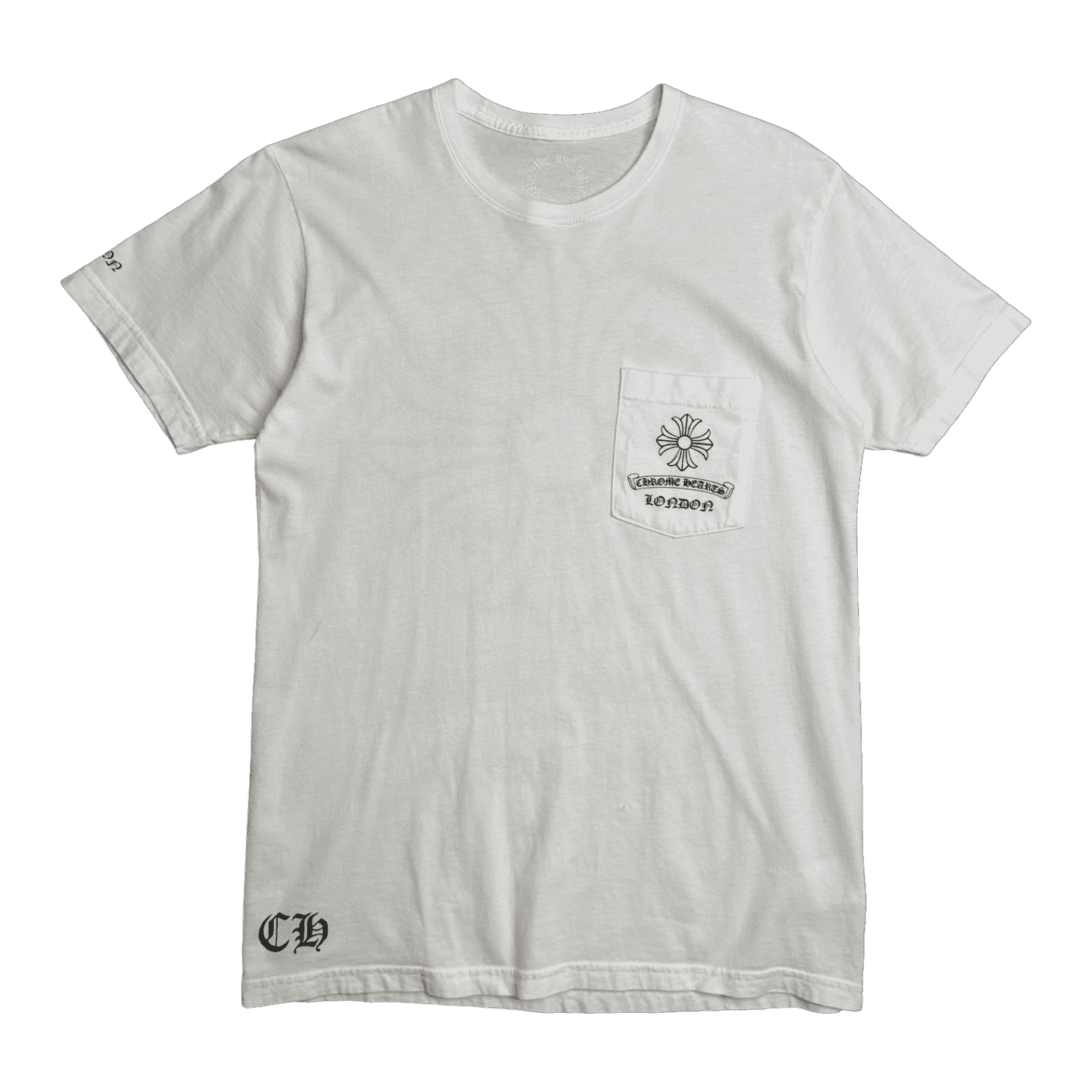 Chrome Hearts London Scroll Pocket Tee White