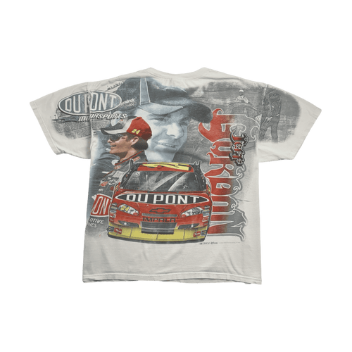 (XXL) Vintage 2000s Jeff Gordon Nascar Racing Tee White | Vintage Clothing Store Canada