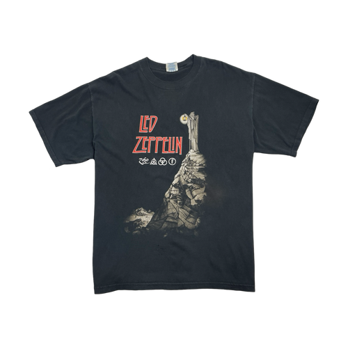 Vintage Led Zeppelin Band Tee Black | Vintage Clothing Store Canada