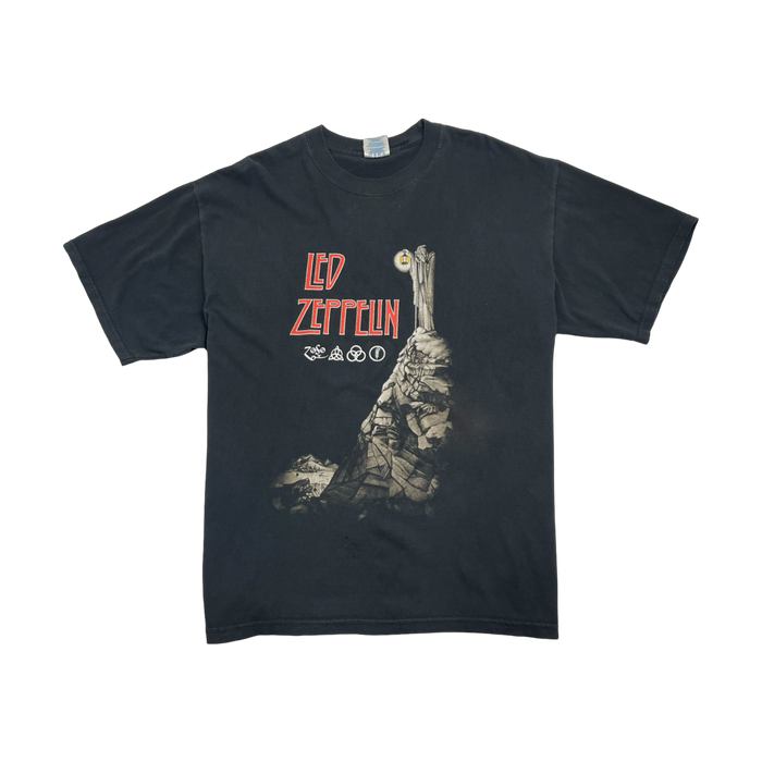 Vintage Led Zeppelin Band Tee Black | Vitnage Clothing Store Canada