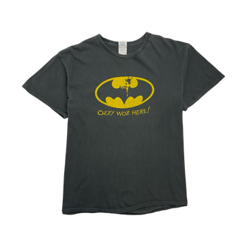 Vintage '08 Ozzy Was Here Batman Tee Black