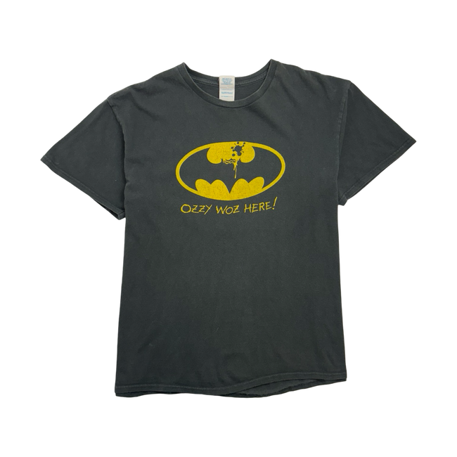 Vintage '08 Ozzy Was Here Batman Tee Black