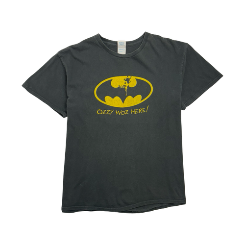 Vintage '08 Ozzy Was Here Batman Tee Black | Vintage Clothing Store Canada