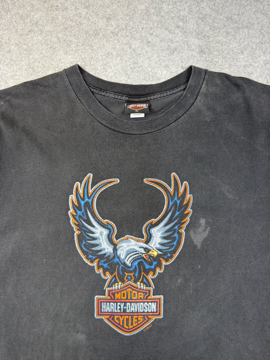 Vintage Harley Davidson Eagle Wing Spread Tee Black | Vitnage Clothing Store Canada