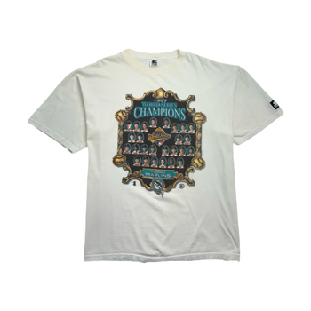 (XL) Vintage '97 Florida Marlins World Champions Tee White