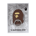 BAPE Ape Head Smartphone Ring Brown