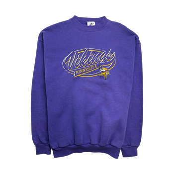 (L) Vintage Minnesota Vikings Sweatshirt Purple