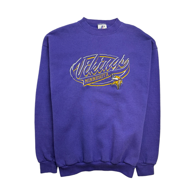 (L) Vintage Minnesota Vikings Sweatshirt Purple