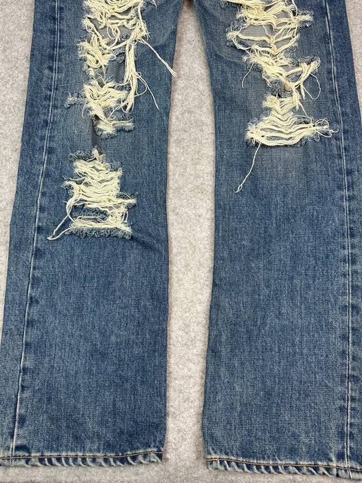 Women’s Junya Watanabe Comme Des Garcons Distressed Denim Pants | Vitnage Clothing Store Canada