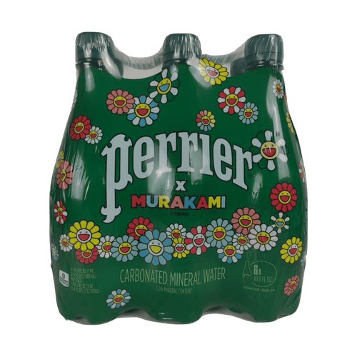 Perrier x Takashi Murakami Sparkling Mineral Water-6 Pack | Vintage Clothing Store Canada