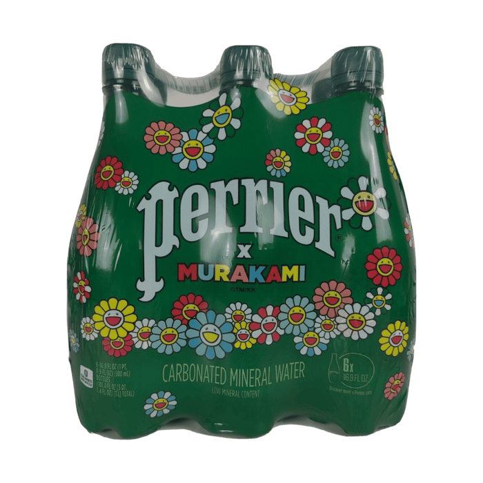 Perrier x Takashi Murakami Sparkling Mineral Water-6 Pack | Vitnage Clothing Store Canada