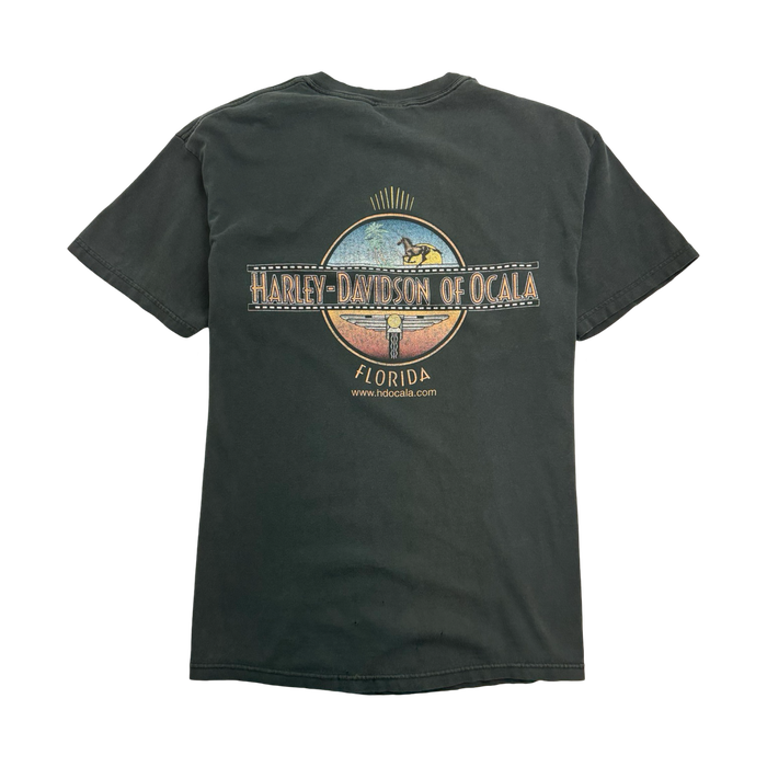 (M) Vintage '05 Florida Harley Davidson Tee Black | Vitnage Clothing Store Canada