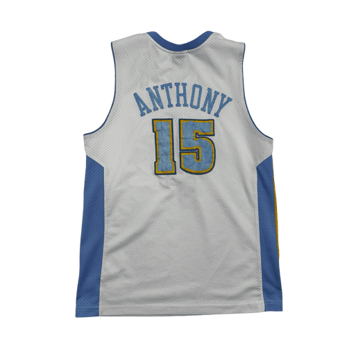 Vintage 90s Nike Denver Nuggets Carmelo Anthony Jersey White | Vintage Clothing Store Canada