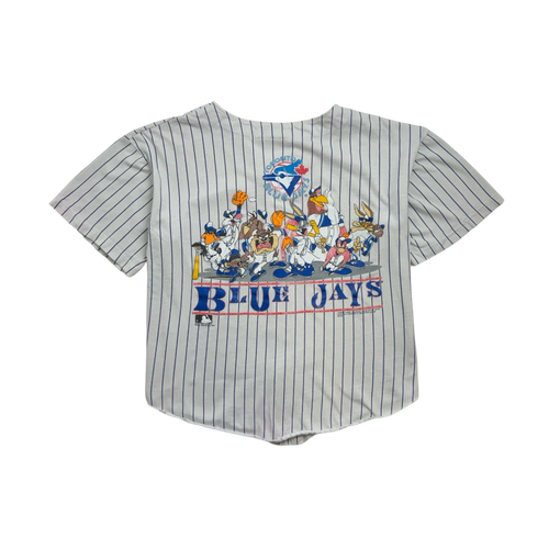 Vintage '93 Toronto Blue Jays Looney Tunes Baseball Jersey | Vintage Clothing Store Canada