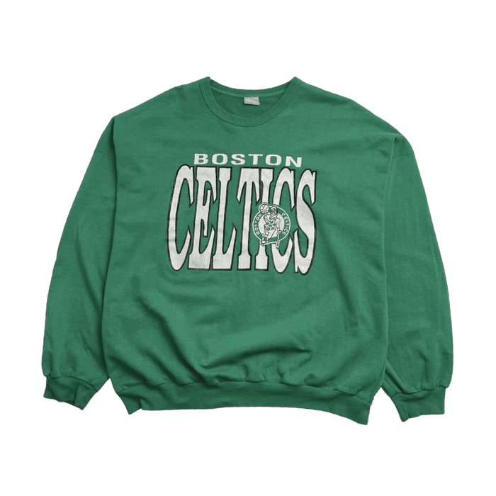 (L) Vintage 80s Boston Celtics Sweatshirt Green | Vitnage Clothing Store Canada