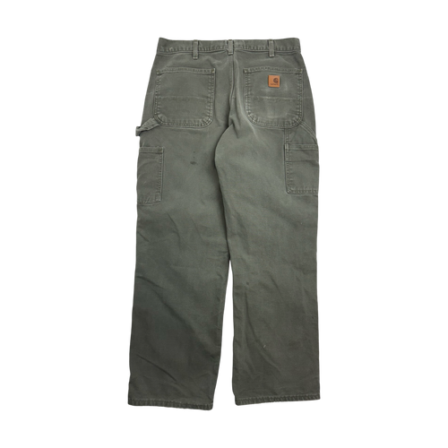 Vintage Carhartt Carpenter Pants Green | Vintage Clothing Store Canada