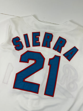 Vintage Ruben Sierra Texas Rangers Jersey