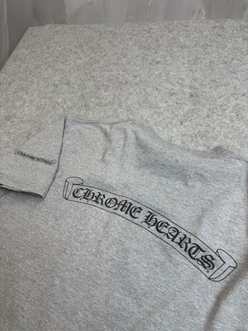 Vintage Chrome Hearts Big Scroll Tee Grey