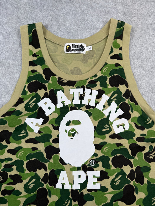 BAPE ABC Tank Top Green (USED) | Vitnage Clothing Store Canada