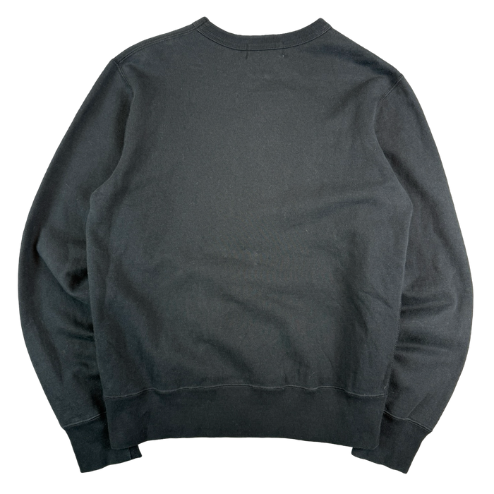 BAPE Blacked Out College Sweatshirt Black (USED) | Vitnage Clothing Store Canada