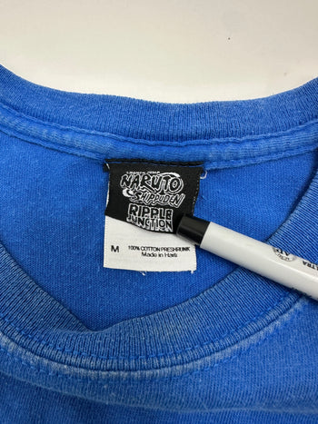 Vintage 2000’s Naruto Shippuden Fight Scene Tee Blue