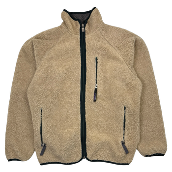 Vintage 90s Patagonia Full Zip Fleece Oatmeal