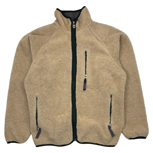 Vintage 90s Patagonia Full Zip Fleece Oatmeal