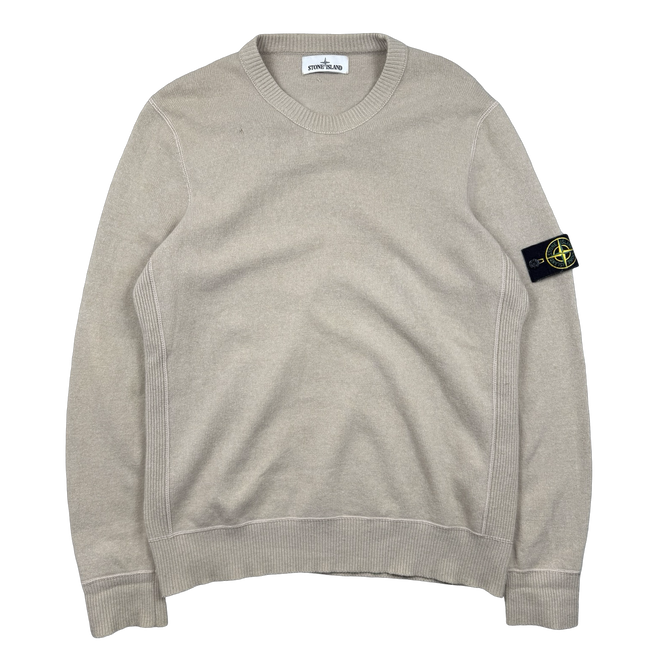 Stone Island Knitted Crewneck Cream (USED)