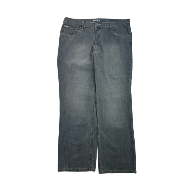 Vintage Y2k Moto Denim Pants Faded