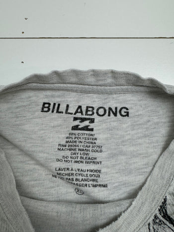 Vintage Y2k Billabong Waffle L/S Tee White