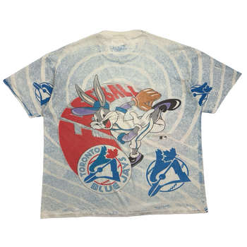 Vintage 1993 Toronto Blue Jays Looney Tunes AOP Tee