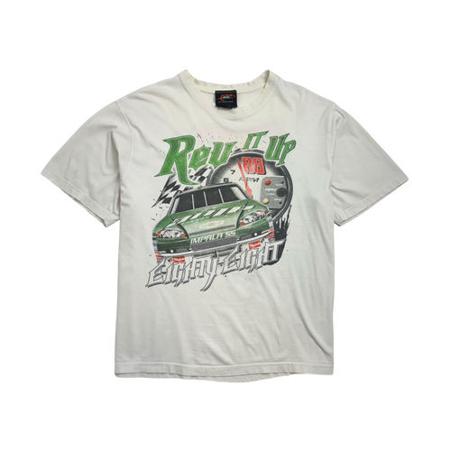 (L) Vintage '08 Dale Earnhardt Jr. Nascar Tee White | Vintage Clothing Store Canada