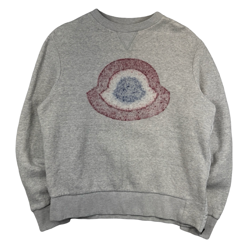 Moncler Side Zipper Crewneck Grey (USED)