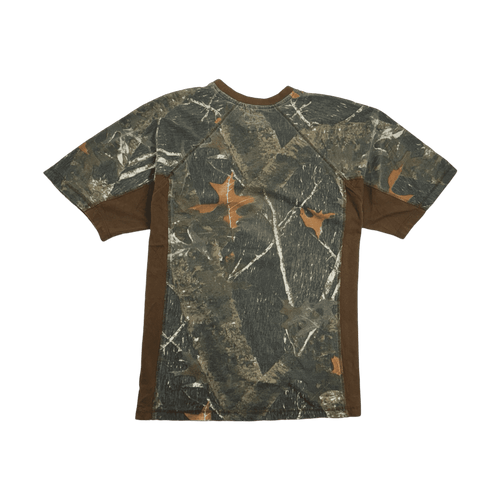 (L) Canyon Guide Quarter Button Up Camo Tee | Vintage Clothing Store Canada