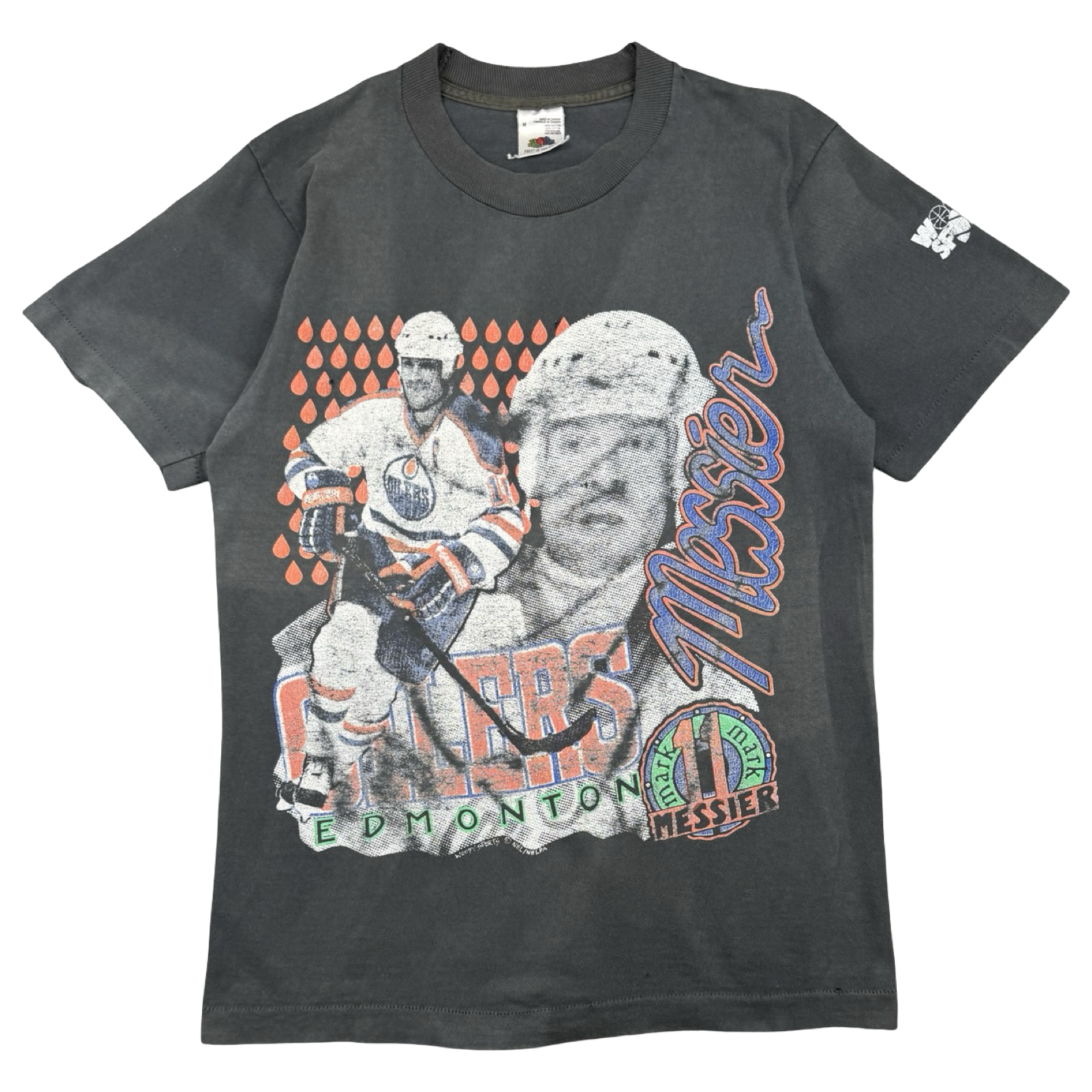 Vintage Edmonton Oilers Mark Messier Tee Black