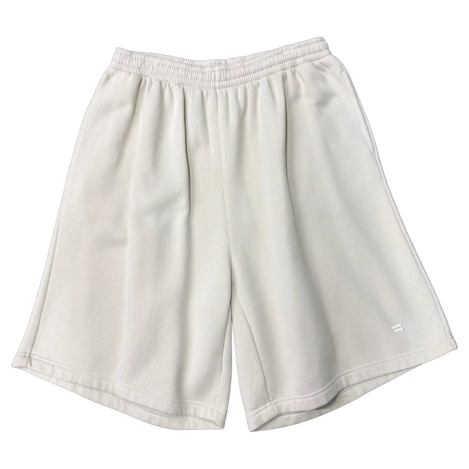 Balenciaga Loose Fit Sweatshorts Off-white