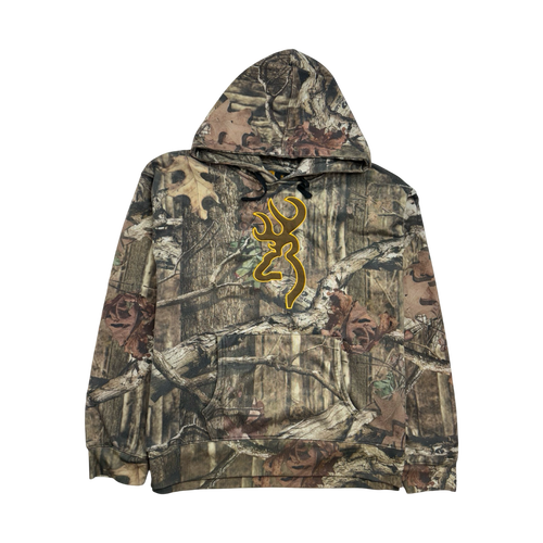 (XXL) Browning Camo Hoodie | Vintage Clothing Store Canada