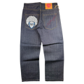 Vintage Y2K Ed Hardy Hannya Mask Embroidery Denim Jeans