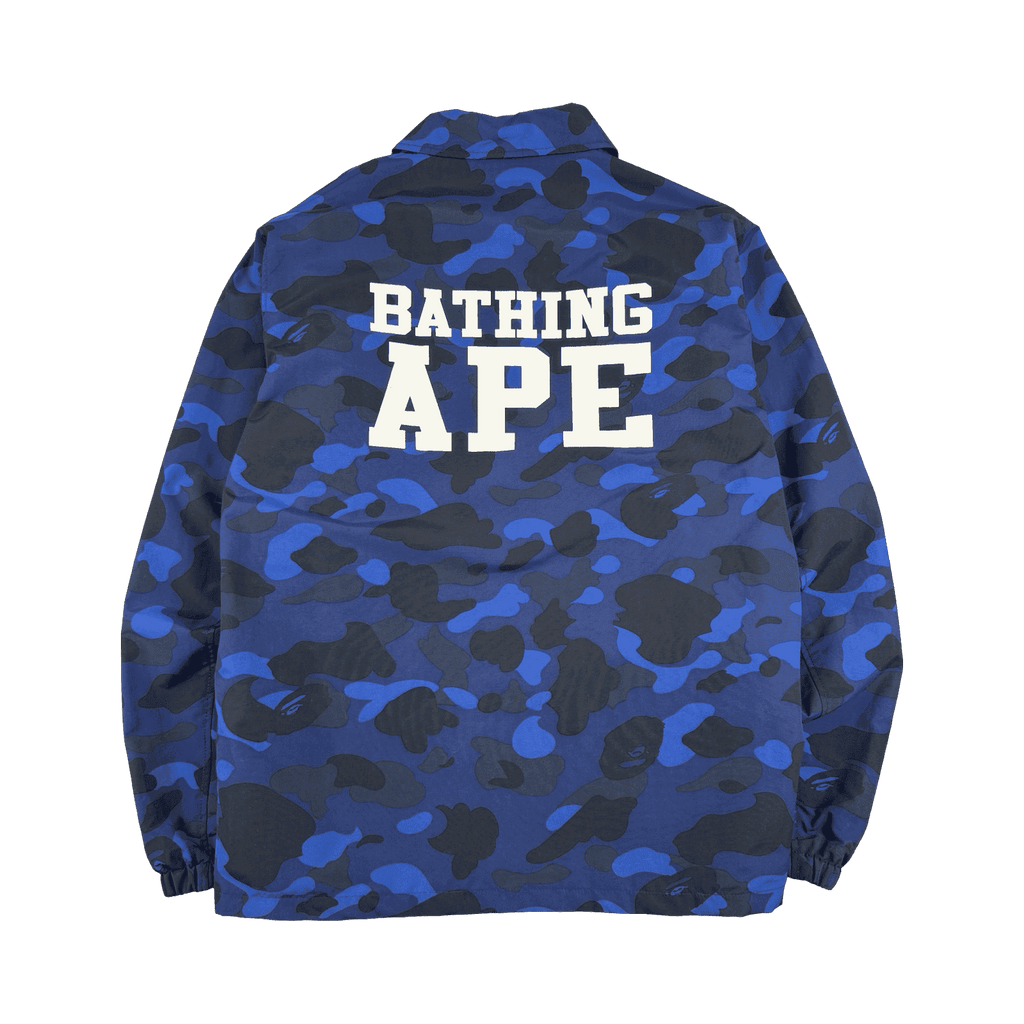 BAPE Color Camo Coach Jacket Blue (USED)