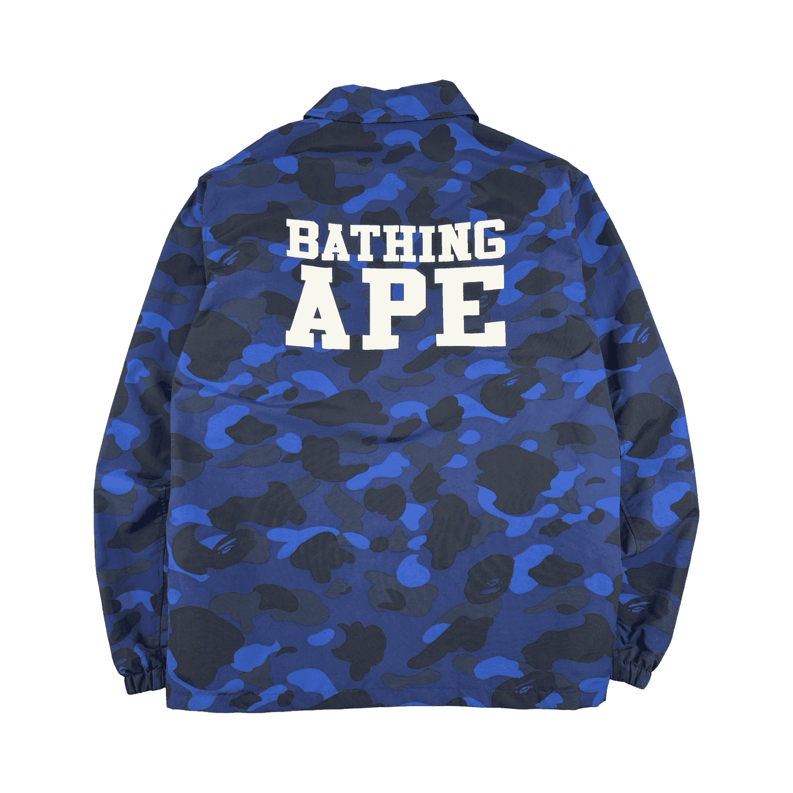 BAPE Color Camo Coach Jacket Blue (USED)