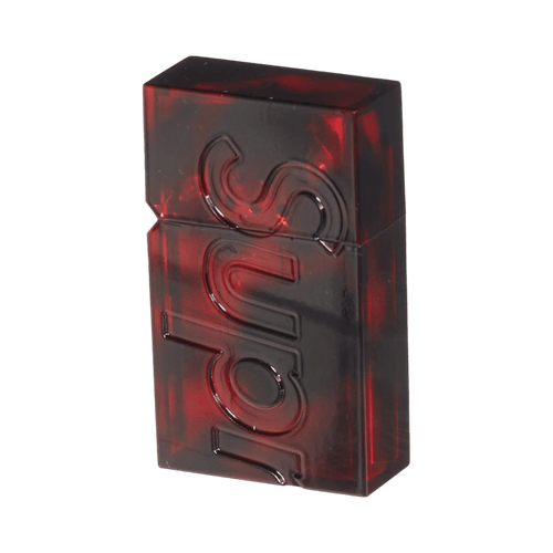Supreme Tsubota Pearl Hard Edge Lighter FW21 Red | Vintage Clothing Store Canada