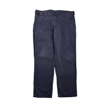 (36) Vintage Carhartt Fr Carpenter Pants Navy