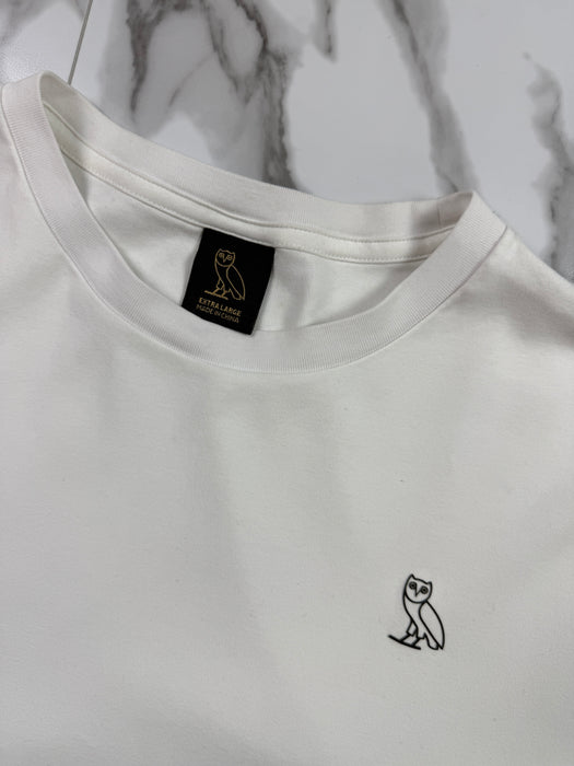 OVO Essentials Tee White (USED) | Vitnage Clothing Store Canada