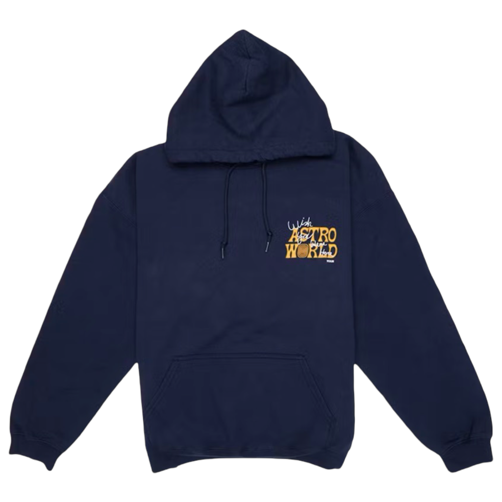 Travis Scott Astroworld Houston Hoodie Navy