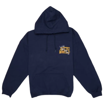 Travis Scott Astroworld Houston Hoodie Navy