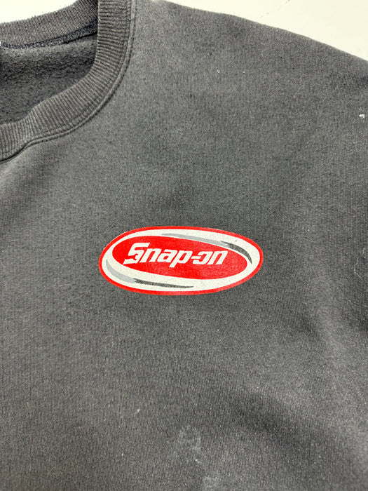 (M) Vintage Snap-On Sweatshirt Black | Vitnage Clothing Store Canada